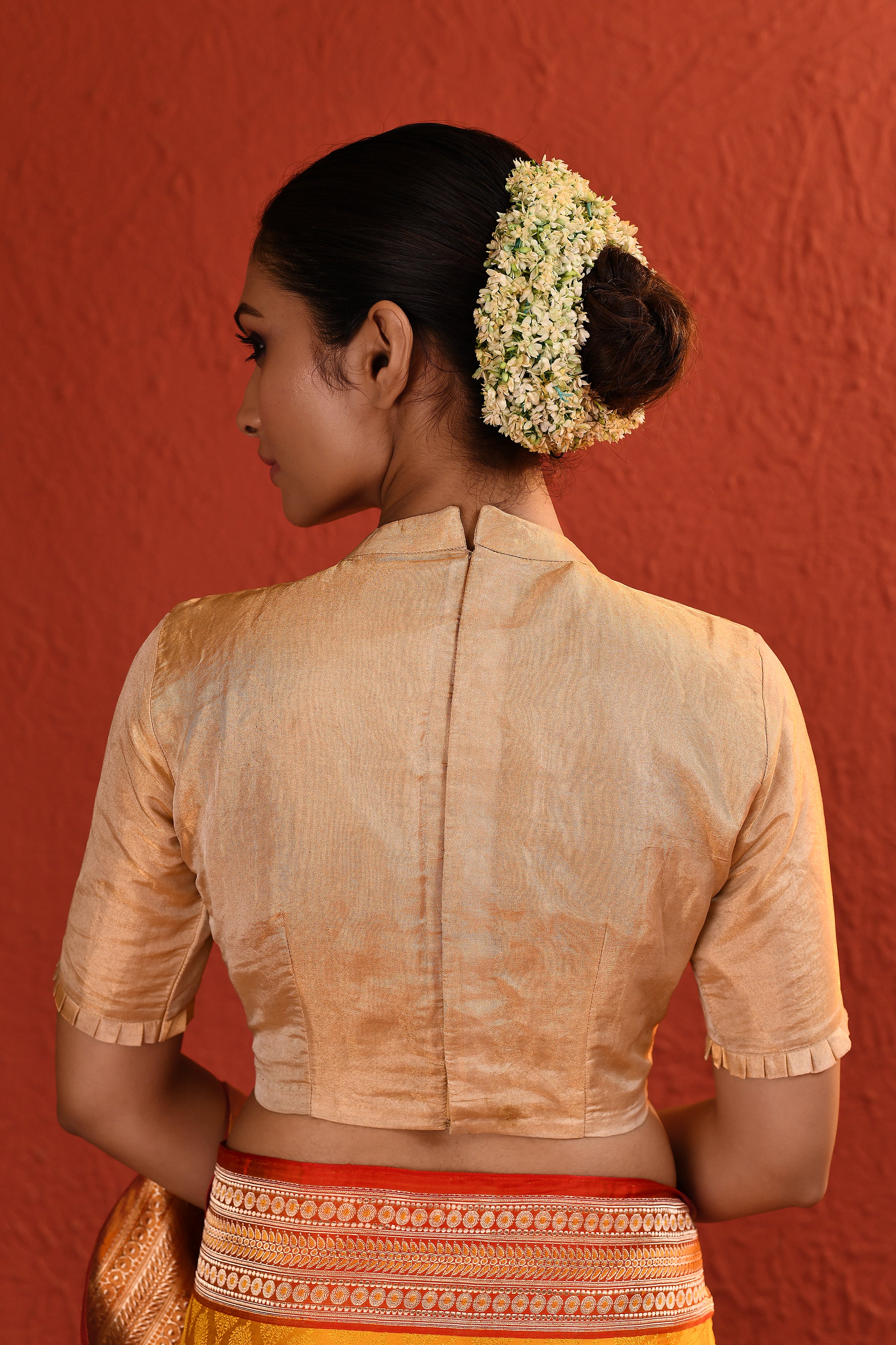 Gold Tissue Blouse