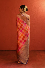 Multi-Colour Woven Banarsi Silk Saree
