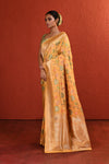 Multi Meenakari Floral Handwoven Silk Saree