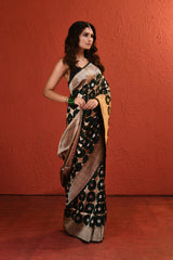 Green Meenakari Silk Handwoven Saree
