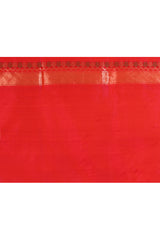 Multi-Coloured Handwoven Purple Silk Saree