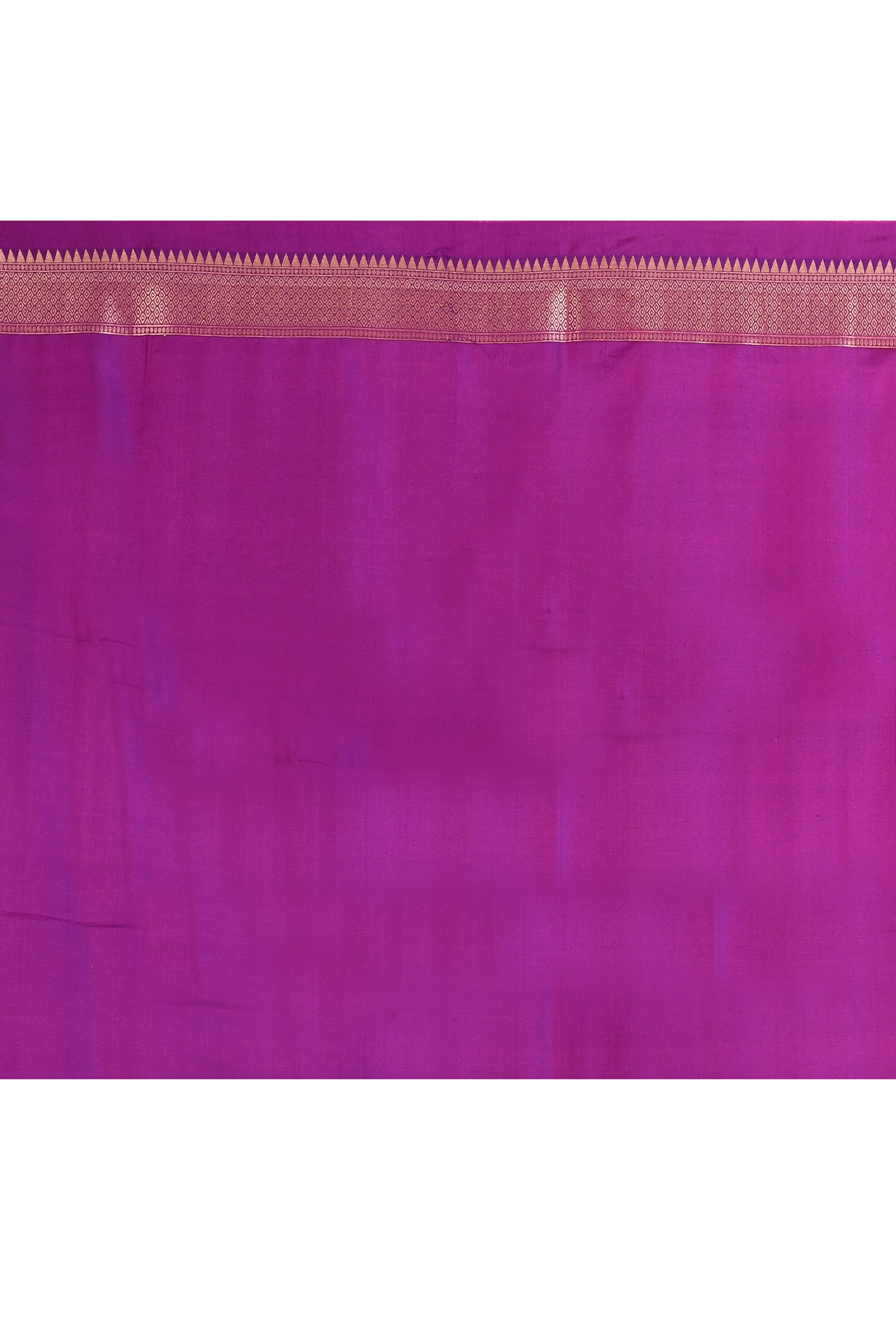 Purple Contemporary Silver Gold Zari Silk Saree