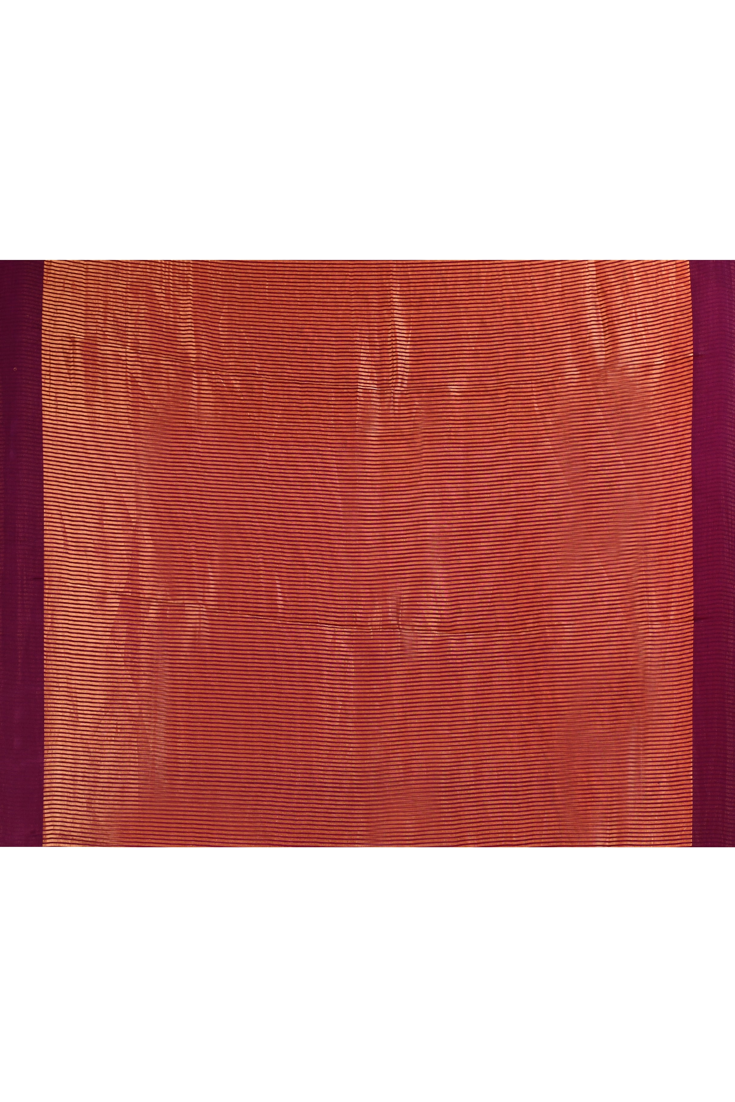 Dark Purple Contemporary Gold Zari Silk Saree