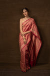 Banarasi Meenakari Jaal Rani Silk Saree