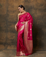Pink Coin Saree