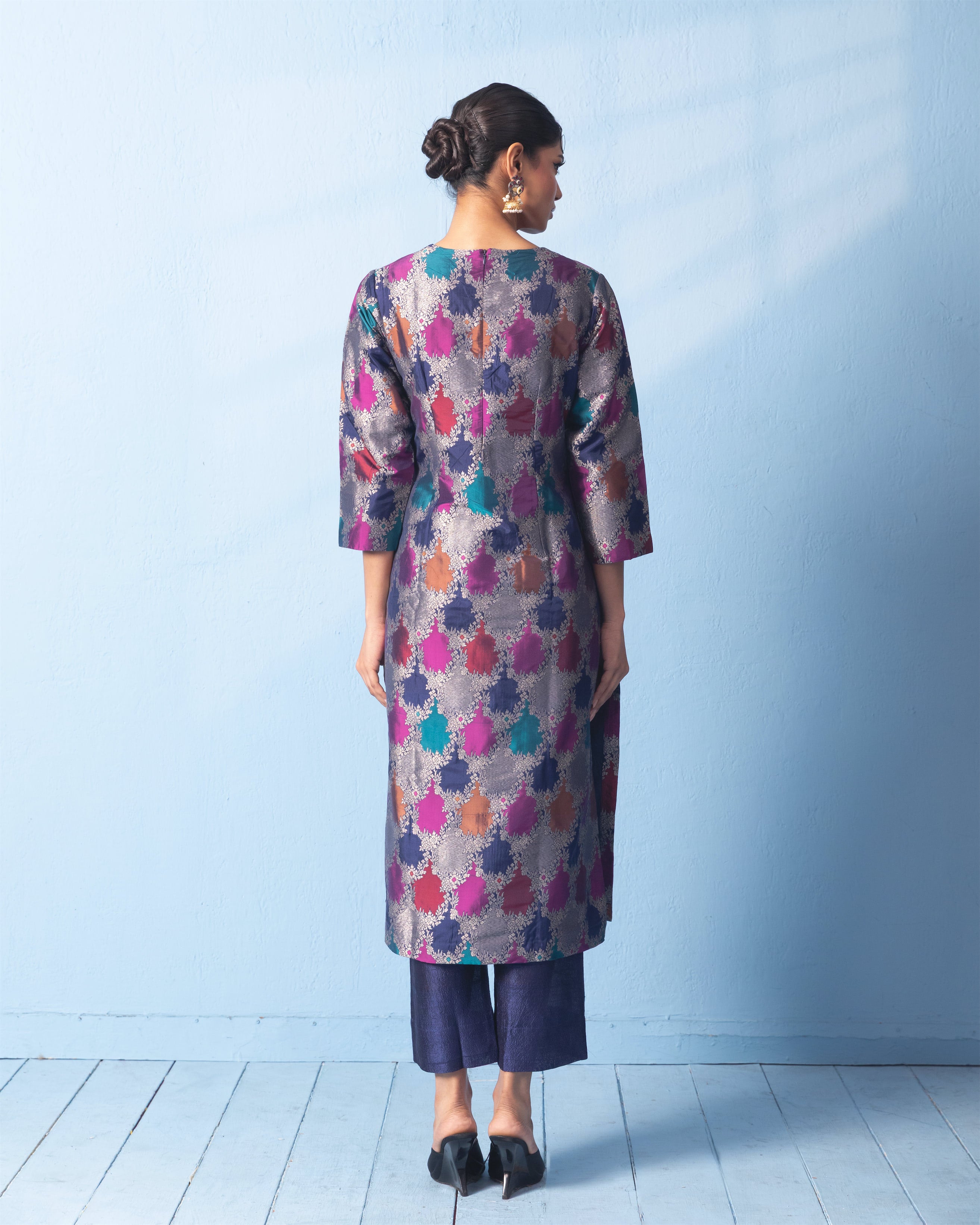 Banarasi Rangkaat Kurta with Raw Silk Pant