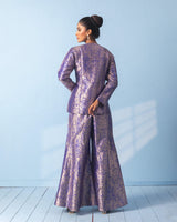 Royal Brocade Blazer and Garara Set