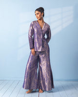 Royal Brocade Blazer and Garara Set