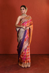 Multi-Colour Woven Banarsi Silk Saree