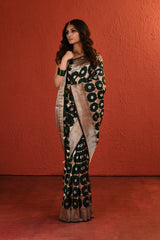 Green Meenakari Silk Handwoven Saree