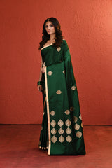 Mashru Silk Boota Woven Saree