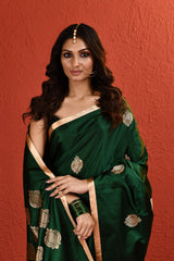 Mashru Silk Boota Woven Saree