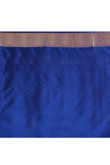 Blue Meenakari Silk Saree