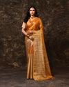 Gold Tissue Saree with Running Blouse Piece