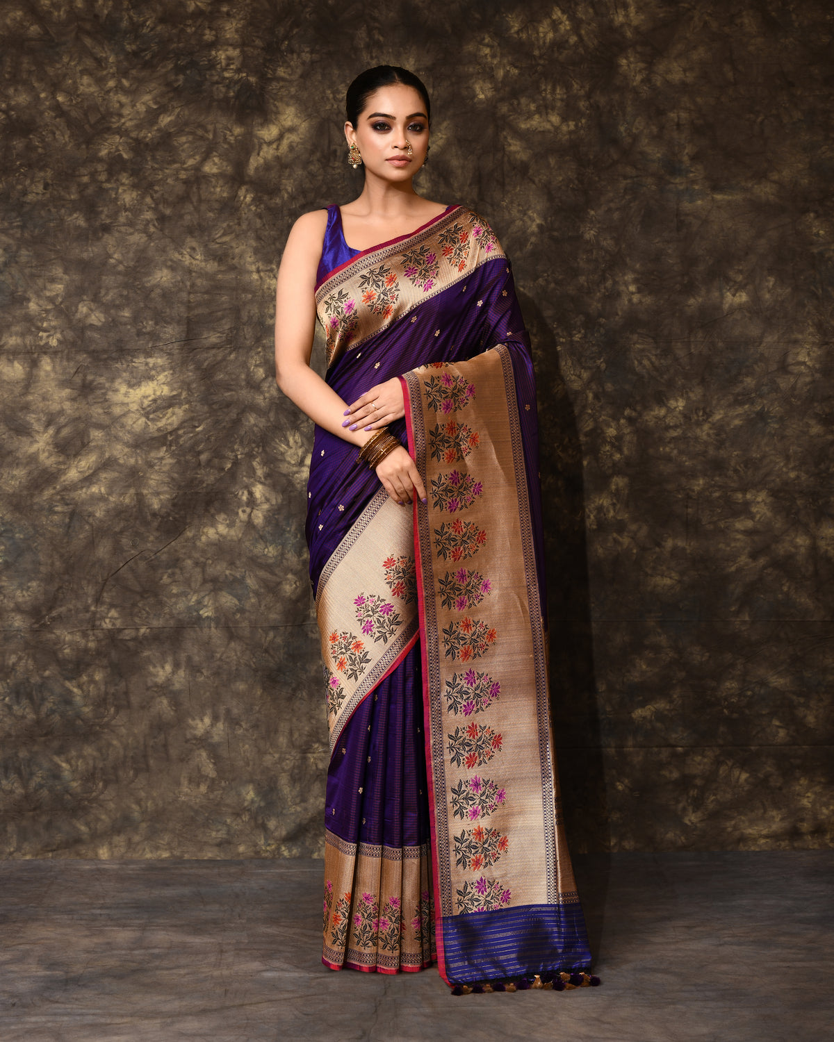 Paithani Border Handwoven Silk Saree