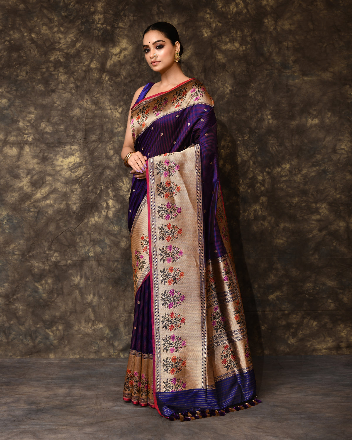 Paithani Border Handwoven Silk Saree