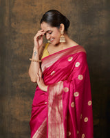Pink Coin Saree