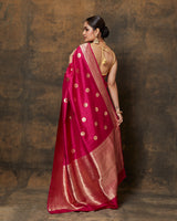 Pink Coin Saree