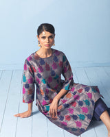 Banarasi Rangkaat Kurta with Raw Silk Pant