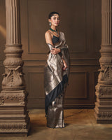 Black Jaal Brocade Saree