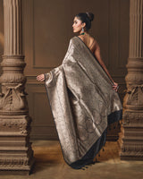 Black Jaal Brocade Saree