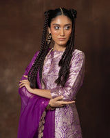 Banarasi Jaal Kurta Sharara Set